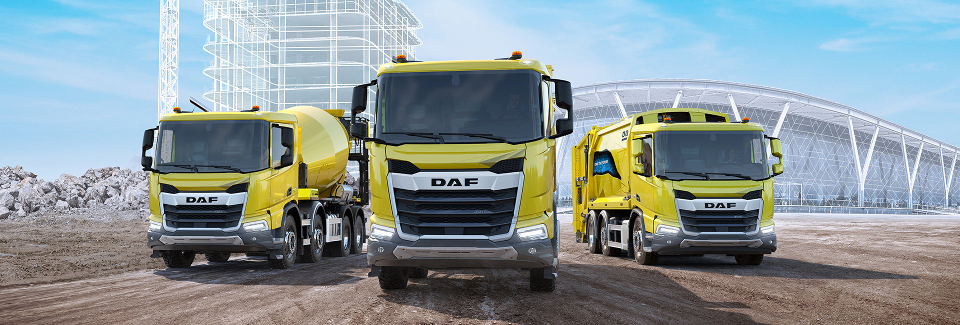 DAF XD range vocational trucks